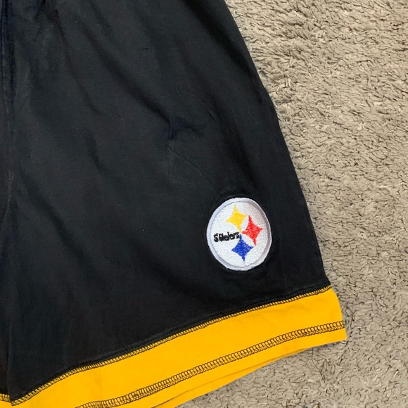 Vintage Pittsburgh Steelers Cotton Shorts Small - Picture 2 of 5